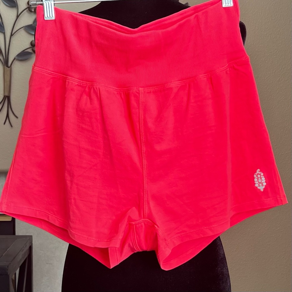 FREE PEOPLE MOVEMENT:”Hot Shot Micro Set”Electric Sunset Shorts/Tank Top NWT - Picture 8 of 8